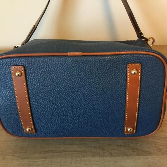 Dooney & Bourke Pebble Grain Camden Hobo Shoulder Bag Navy Blue NWOT - Picture 8 of 12